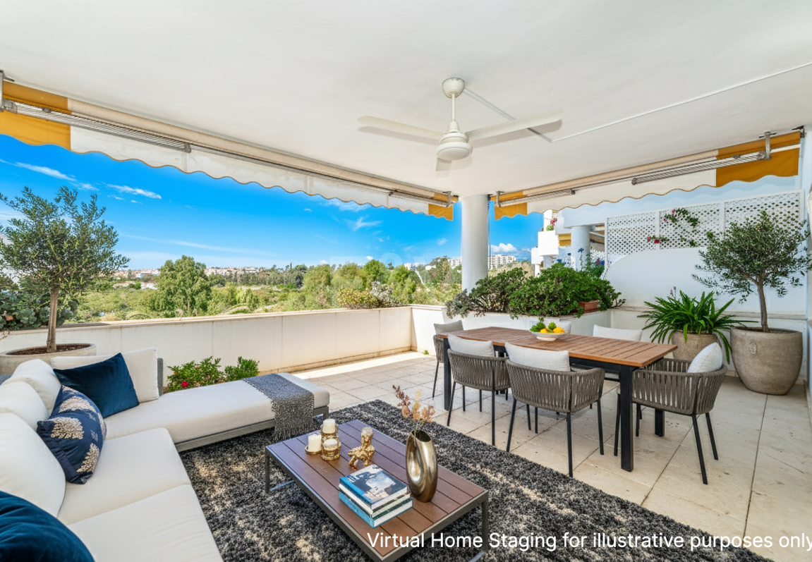 Rymlig Guadalmina Lägenhet i Frontline Golf Development