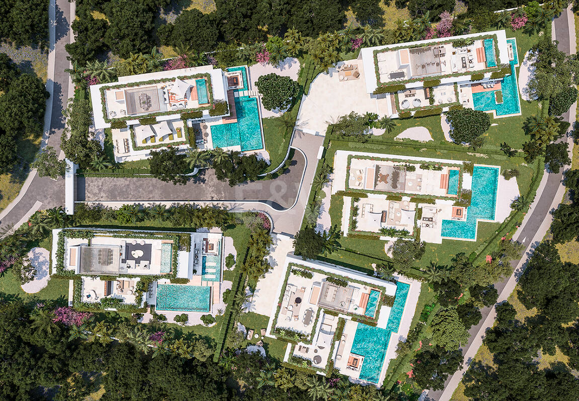 Un projet de luxe de seulement 5 Villas à Camoján