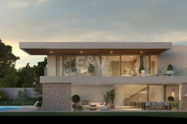 Moderna Villa Llave en Mano a Pocos Pasos de la Playa