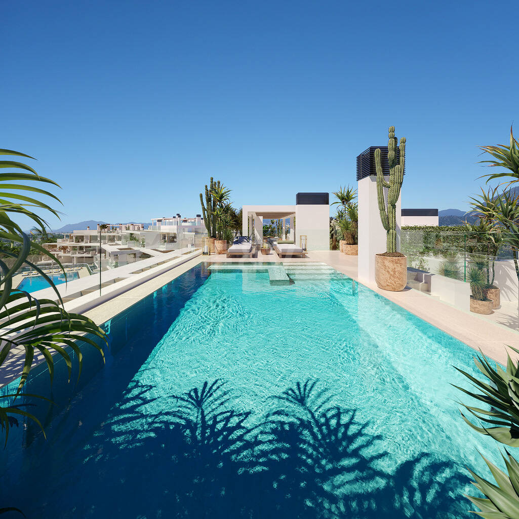Duplex Penthouse in Marbella, Gehdistanz nach Puente Romano auf der Goldenen Meile