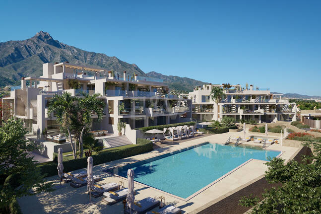 Duplex Penthouse in Marbella, Gehdistanz nach Puente Romano auf der Goldenen Meile