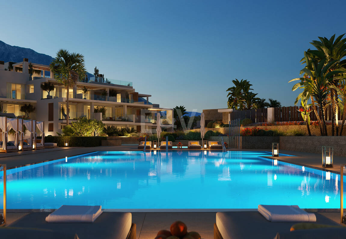 Duplex Penthouse in Marbella, Gehdistanz nach Puente Romano auf der Goldenen Meile