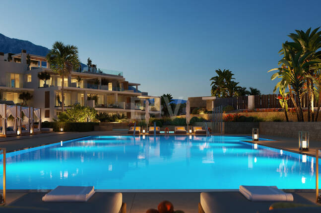 Duplex Penthouse in Marbella, Gehdistanz nach Puente Romano auf der Goldenen Meile