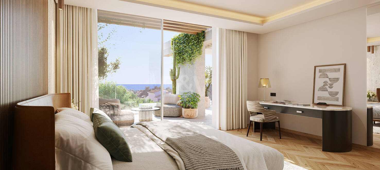 Ático dúplex en Marbella, Distancia a pie de Puente Romano en la Milla de Oro