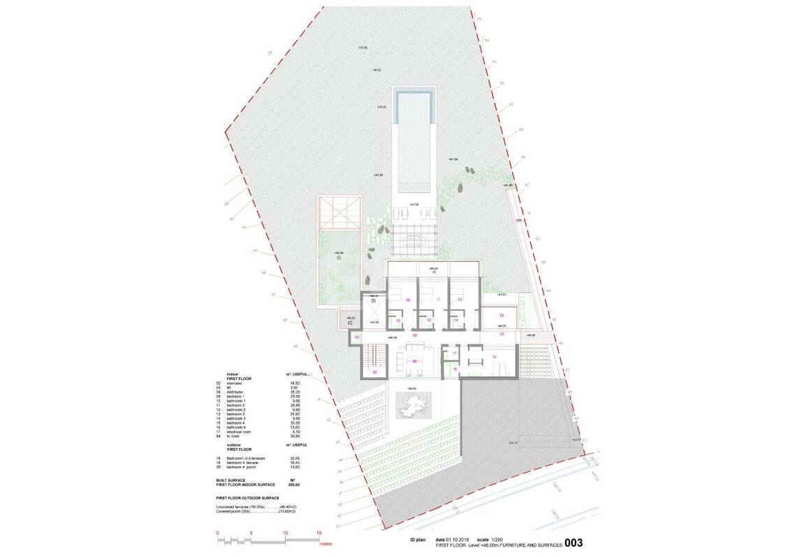 Samtida Villa Frontline Los Flamingos Golf med öppen havsutsikt