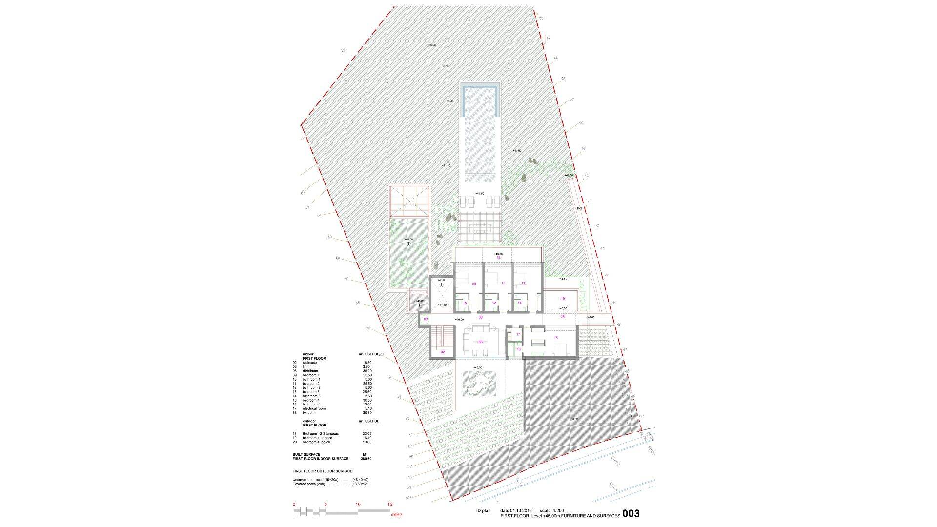 Villa contemporánea en primera línea de Los Flamingos Golf con vistas abiertas al mar