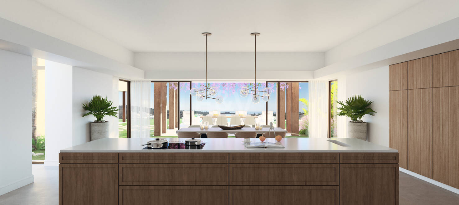 Contemporary Villa Frontline Los Flamingos Golf with Open Sea Views