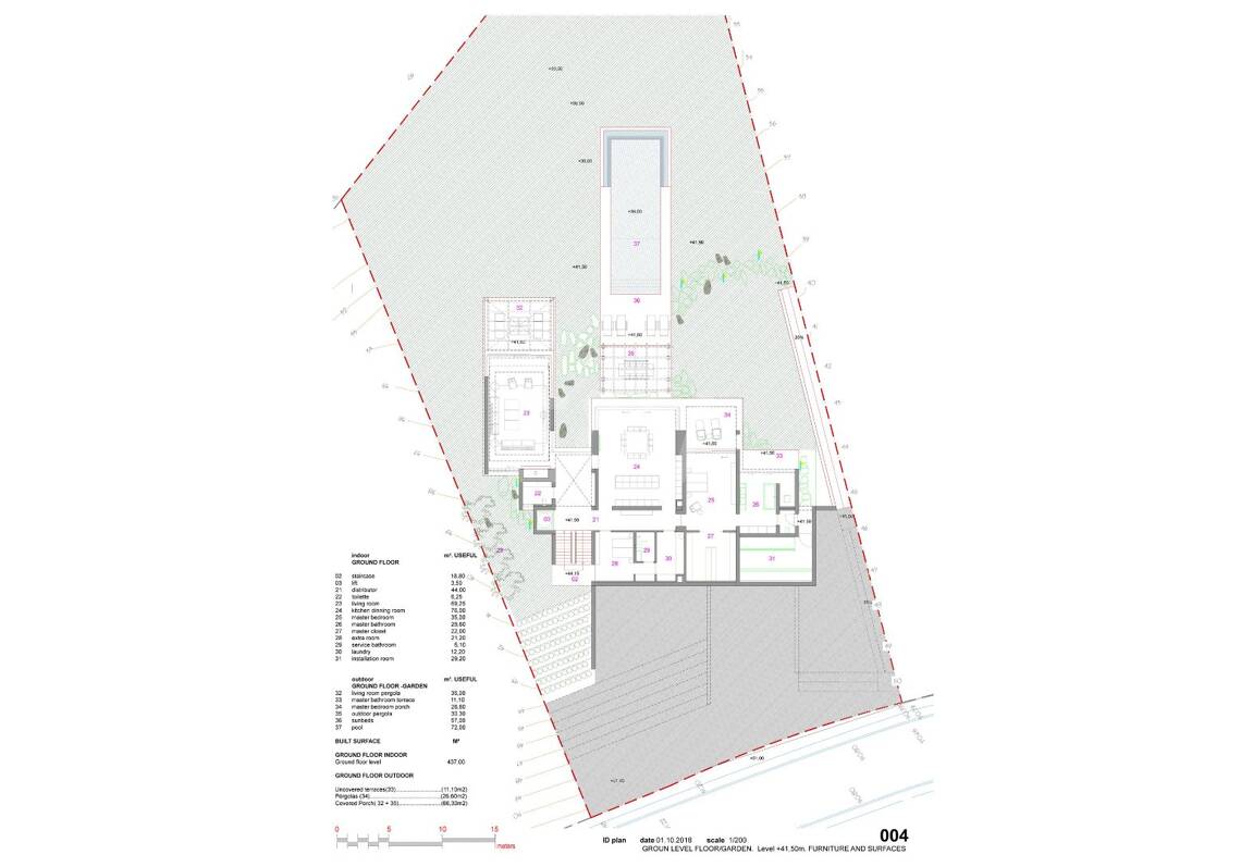 Samtida Villa Frontline Los Flamingos Golf med öppen havsutsikt