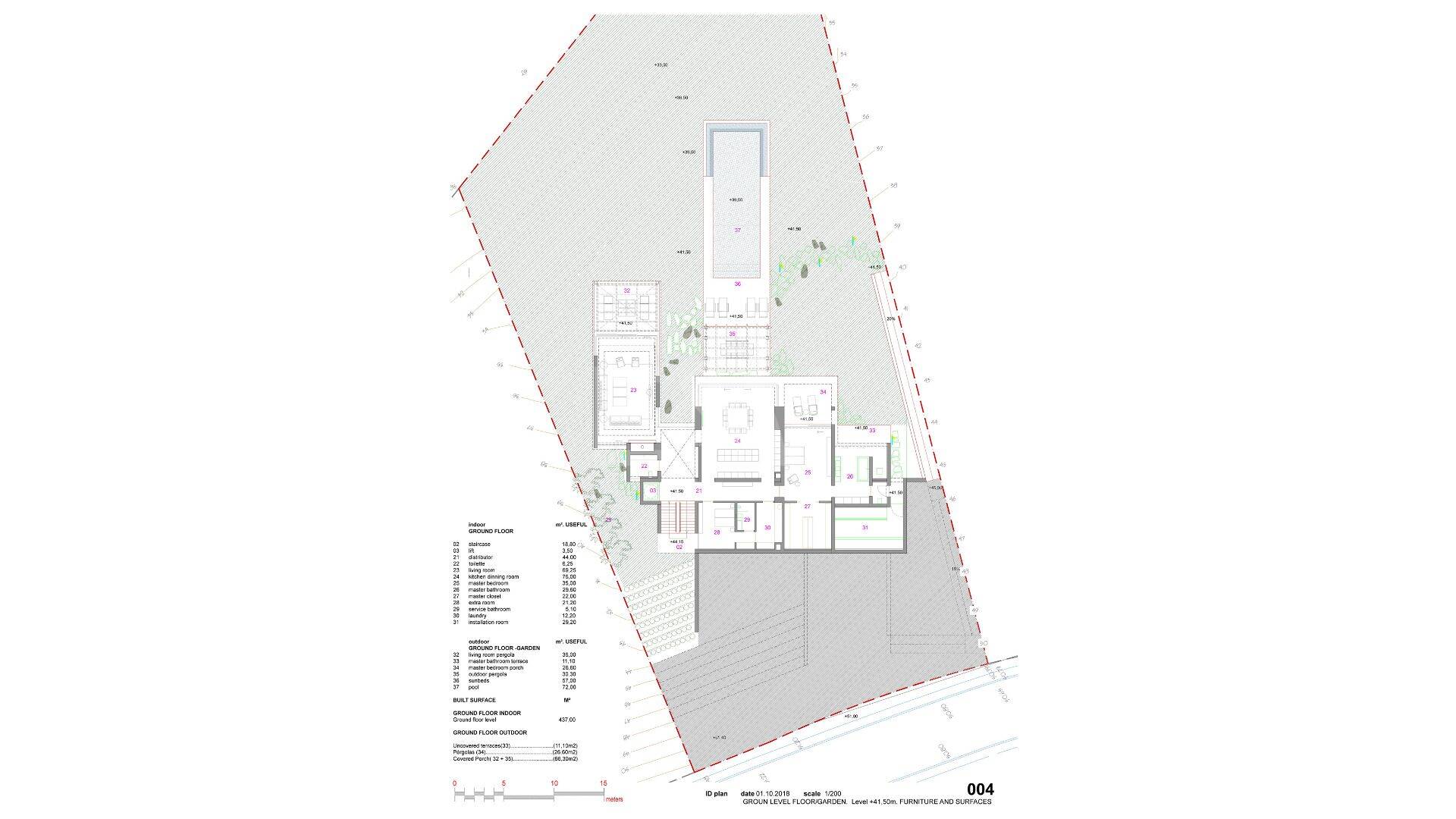 Villa contemporánea en primera línea de Los Flamingos Golf con vistas abiertas al mar