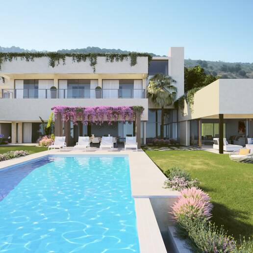 Contemporary Villa Frontline Los Flamingos Golf with Open Sea Views