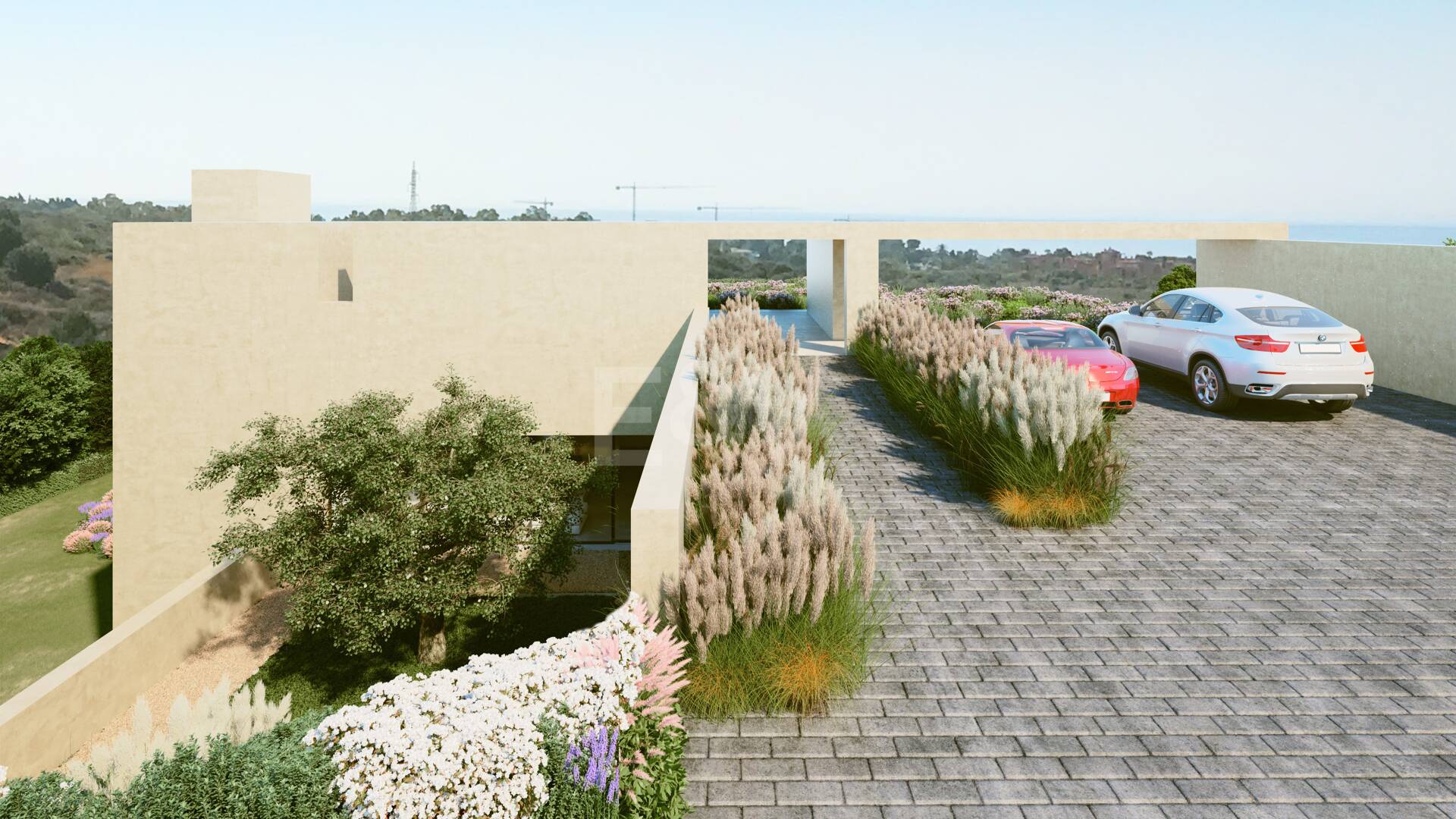 Villa contemporánea en primera línea de Los Flamingos Golf con vistas abiertas al mar