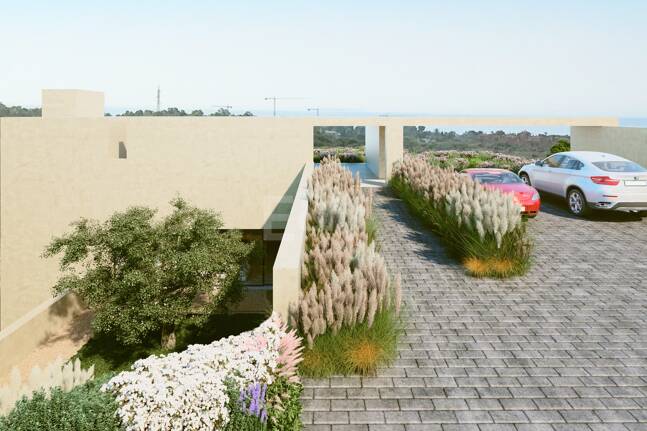 Samtida Villa Frontline Los Flamingos Golf med öppen havsutsikt