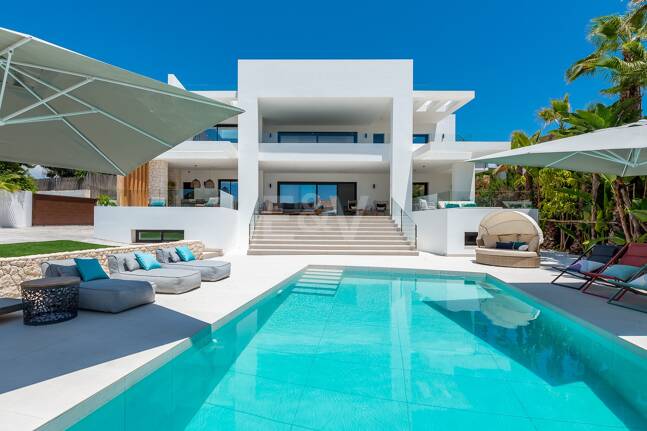 Lyxvilla i Costabella, Marbella East. Priser från 11 000 euro per vecka