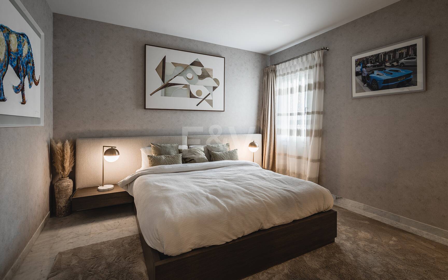 Impeccable Southwest- Facing Garden Apartment w Marina Puente Romano