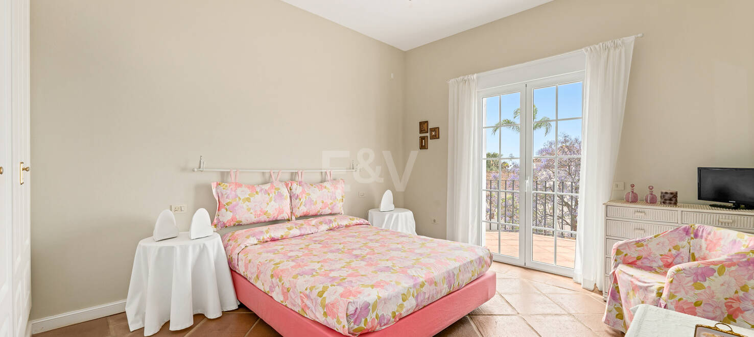 Villa in El Rosario with Panoramic Views in Garden Oasis