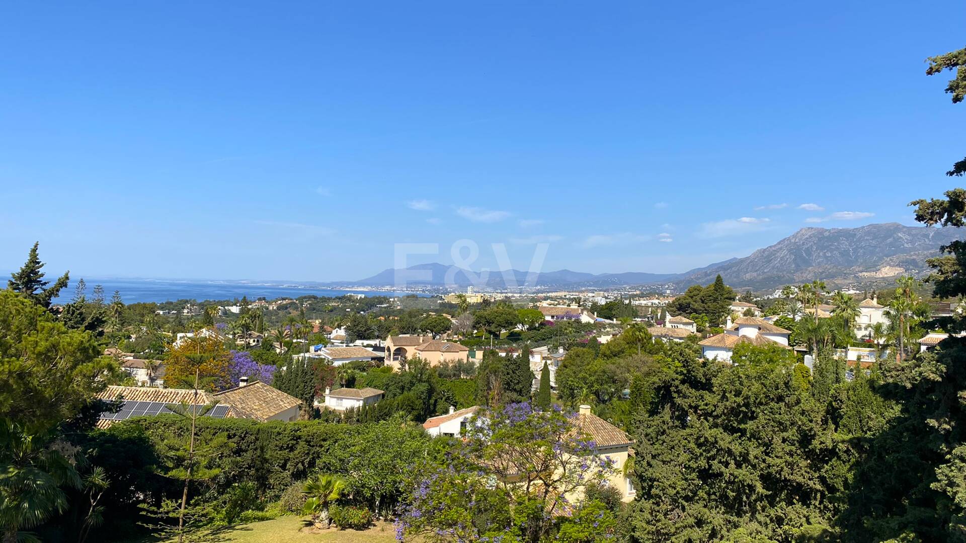 Villa in El Rosario with Panoramic Views in Garden Oasis