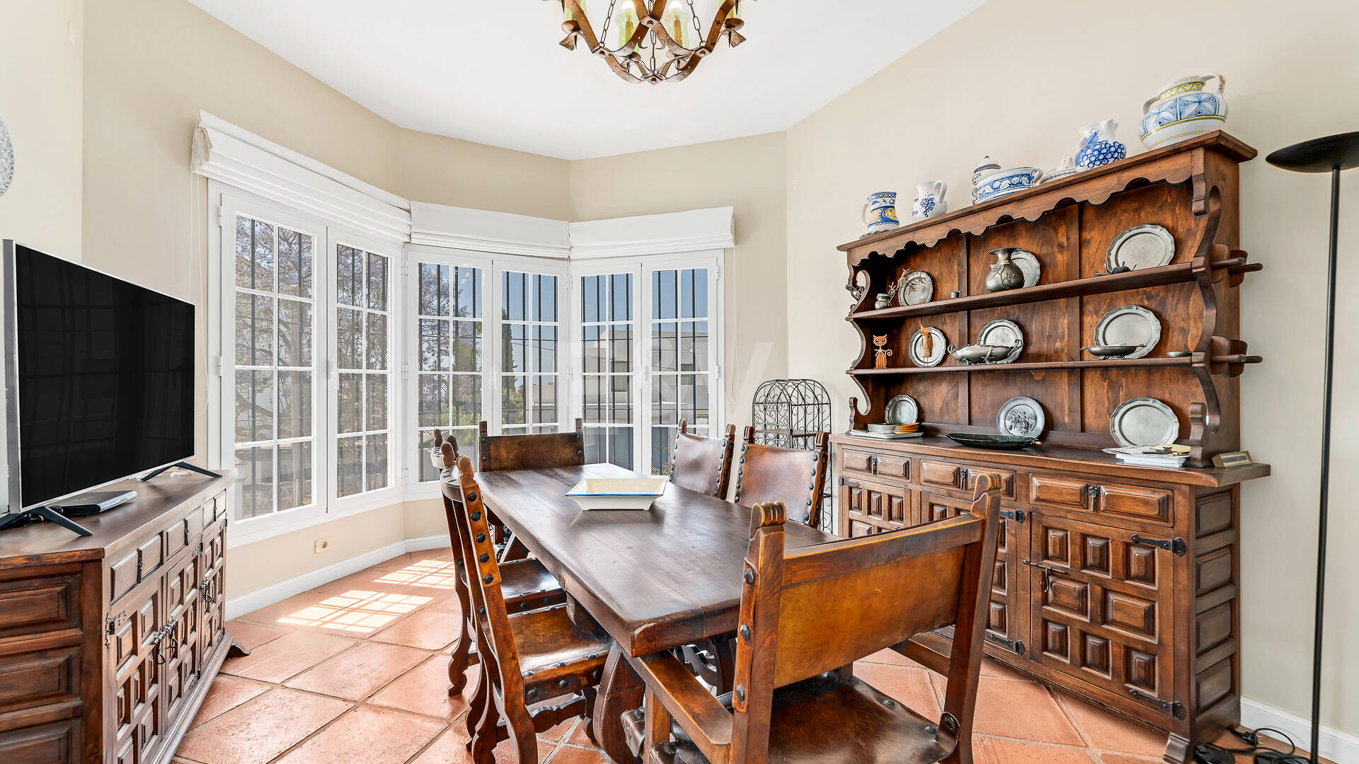 Villa in El Rosario with Panoramic Views in Garden Oasis