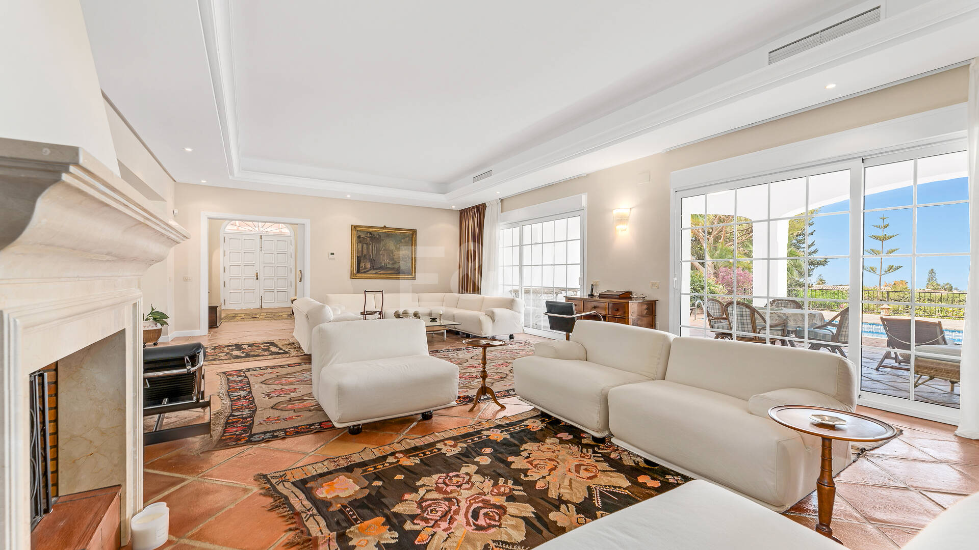 Villa in El Rosario with Panoramic Views in Garden Oasis