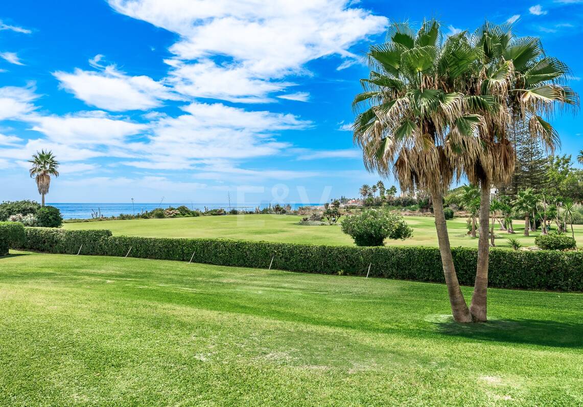 Front line beach villa in Guadalmina baja