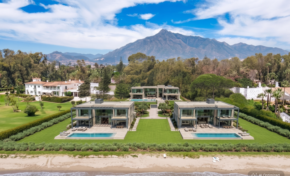 Exclusiva parcela en primera línea de playa para el desarrollo de varias villas de lujo
