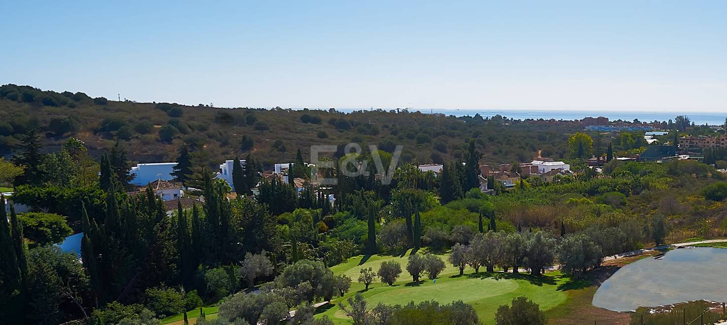Villenprojekt in Los Flamingos Golf mit Panoramablick auf Golf und Meer