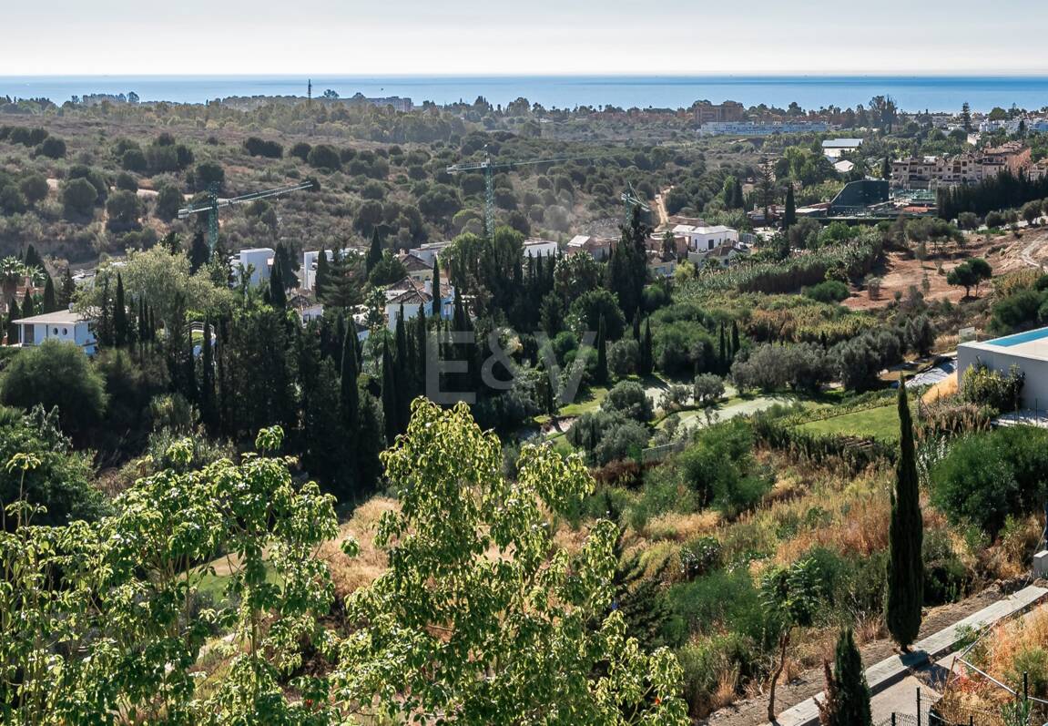 Villenprojekt in Los Flamingos Golf mit Panoramablick auf Golf und Meer