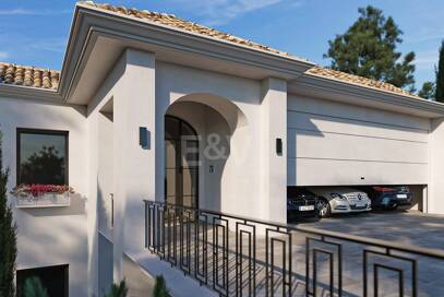 Villenprojekt in Los Flamingos Golf mit Panoramablick auf Golf und Meer