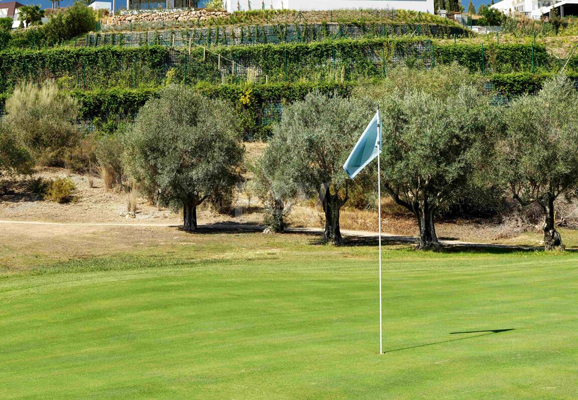 Villenprojekt in Los Flamingos Golf mit Panoramablick auf Golf und Meer