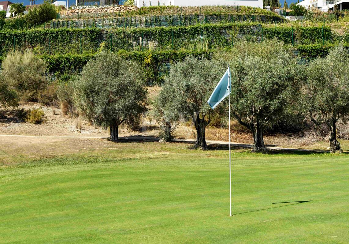 Projet de Villa à Los Flamingos Golf avec vue panoramique sur le golf et la mer