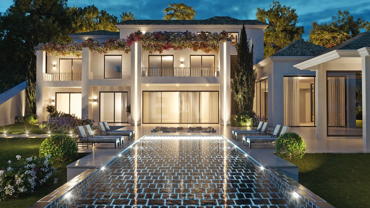 Villa Project in Los Flamingos Golf with Panoramic Views of Golf & Sea