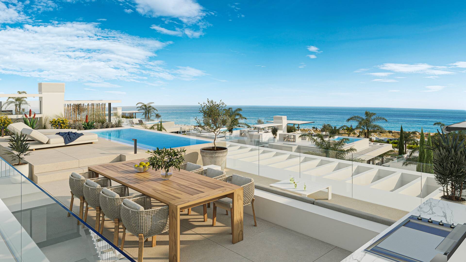 Lujoso apartamento en Los Monteros de nueva construcción