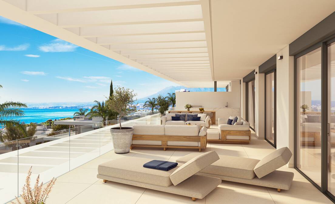 Lujoso apartamento de nueva construcción en Los Monteros