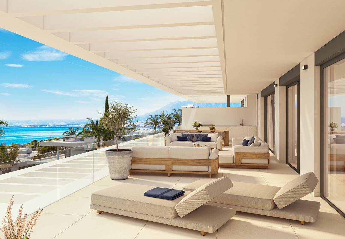 Lyx villor med havsutsikt i Los Monteros