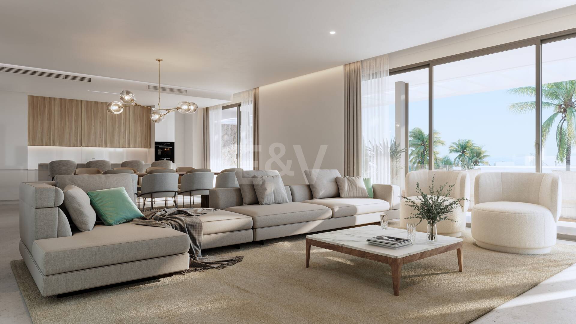 Lyx villor med havsutsikt i Los Monteros