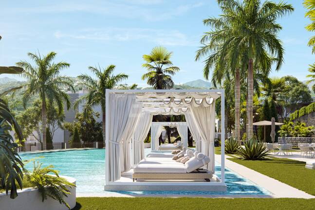 Lyx villor med havsutsikt i Los Monteros