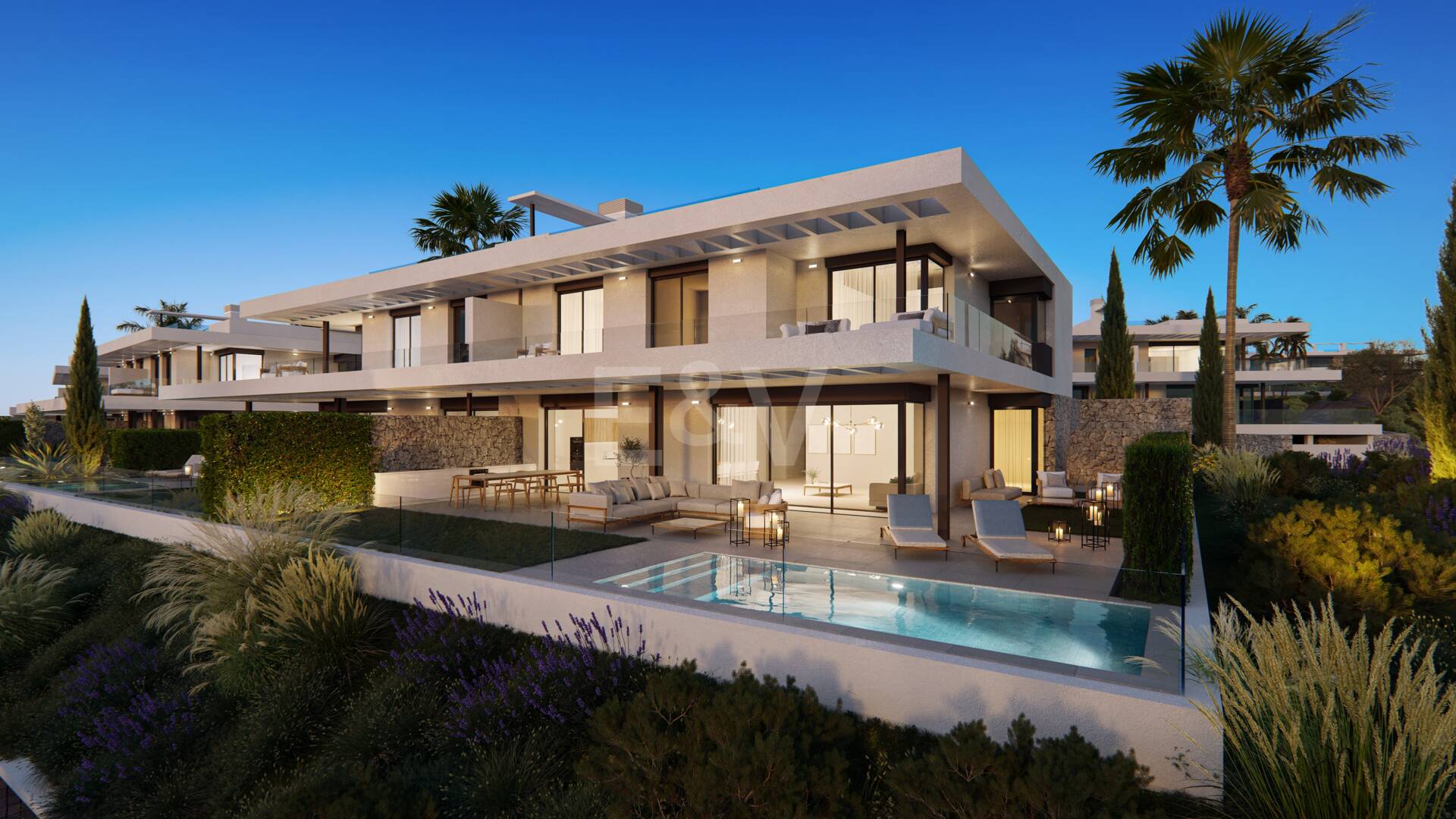 Lyx villor med havsutsikt i Los Monteros