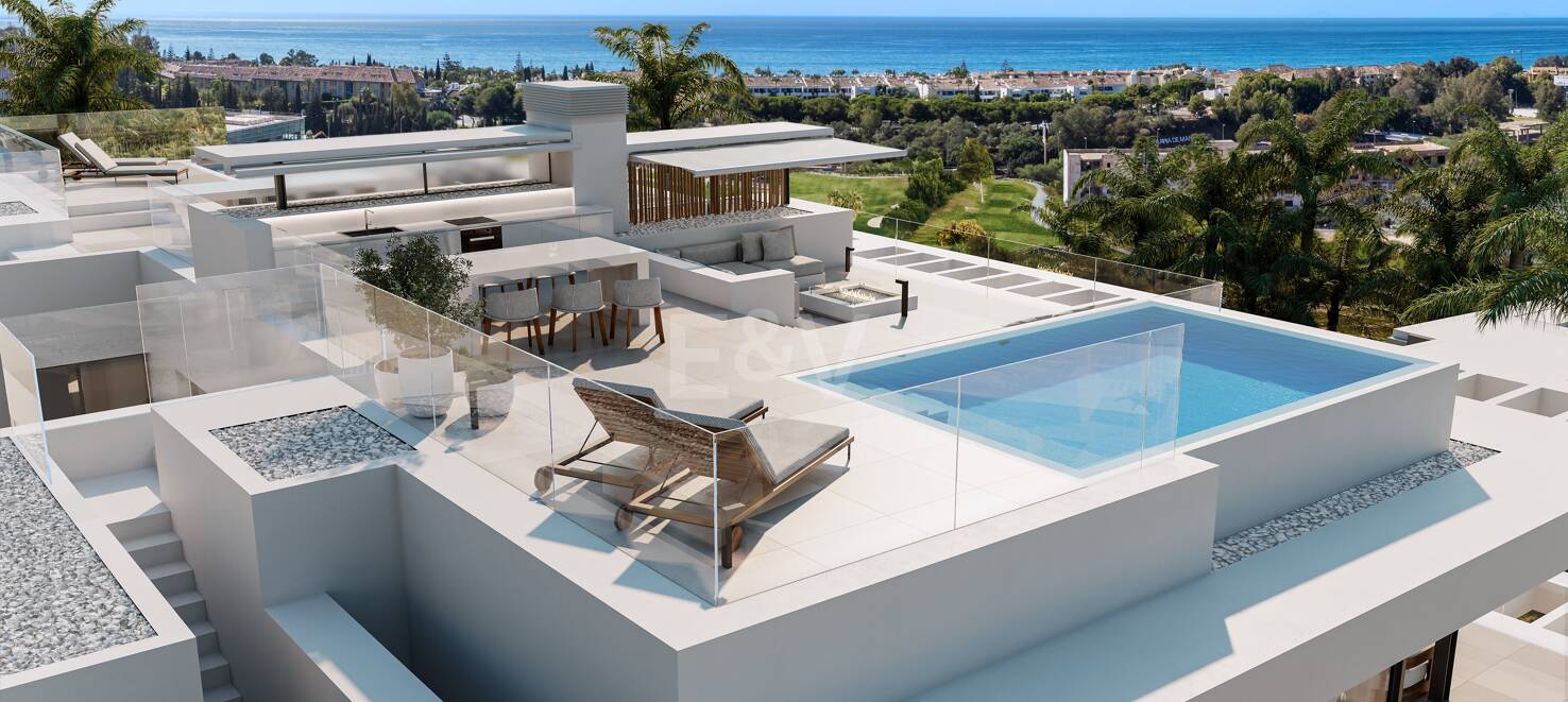 Lyx villor med havsutsikt i Los Monteros