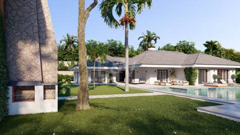 Villa med Tennis Court i Rio Real