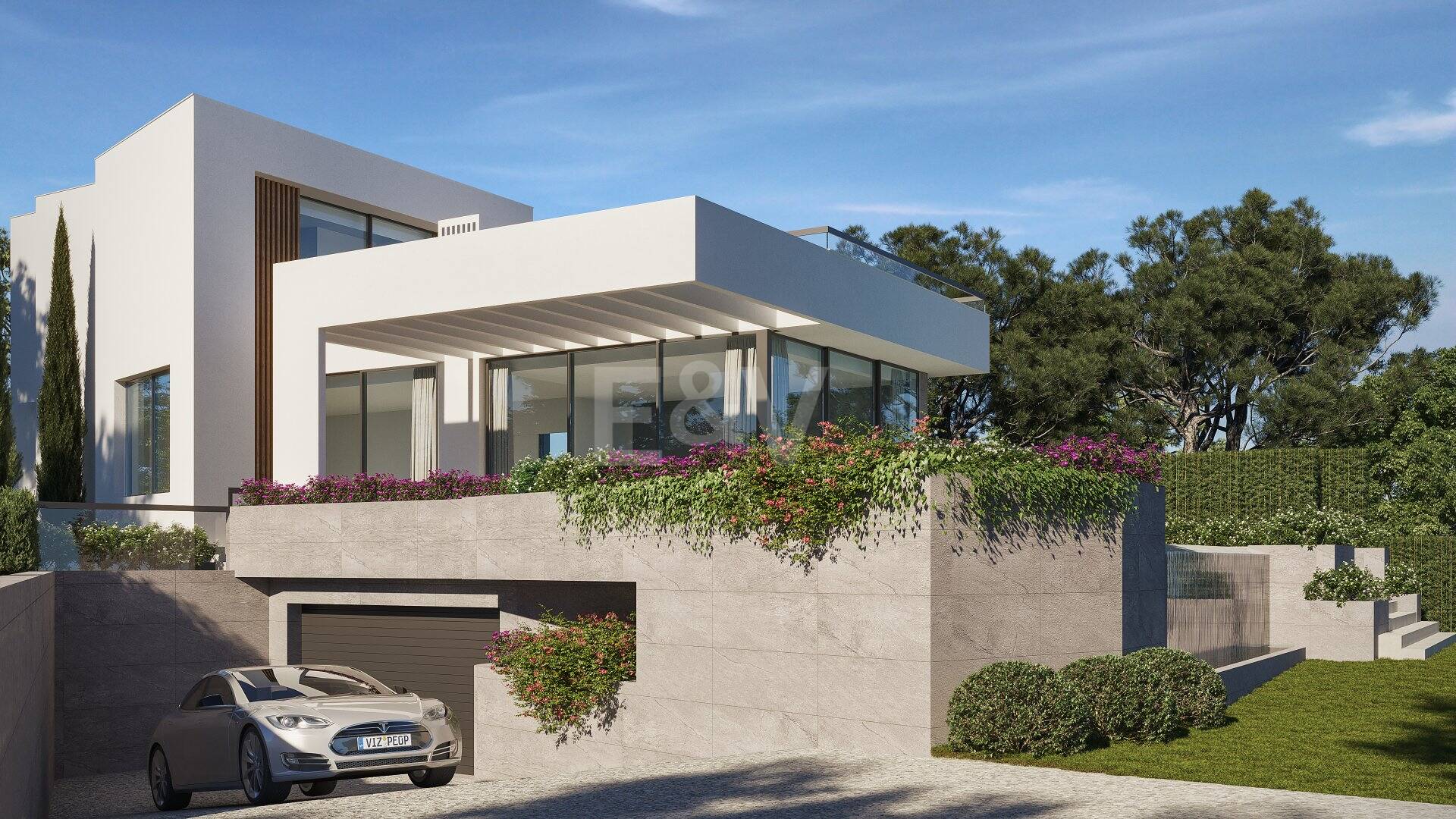 Terrain sur la plage à Artola Baja avec permis de construire approuvé