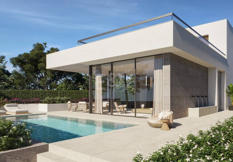 Terrain sur la plage à Artola Baja avec permis de construire approuvé