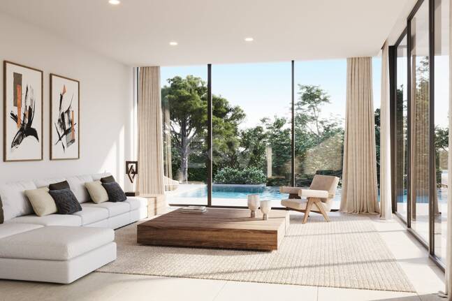 Terrain sur la plage à Artola Baja avec permis de construire approuvé