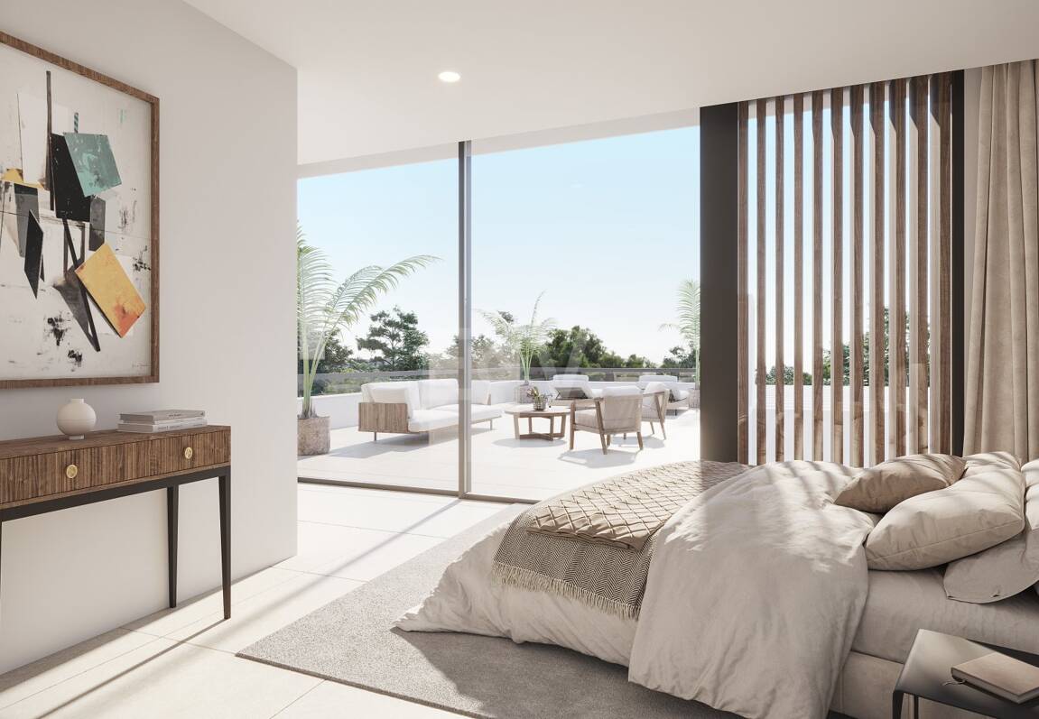 Terrain sur la plage à Artola Baja avec permis de construire approuvé