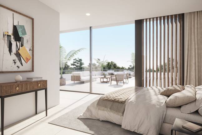 Terrain sur la plage à Artola Baja avec permis de construire approuvé