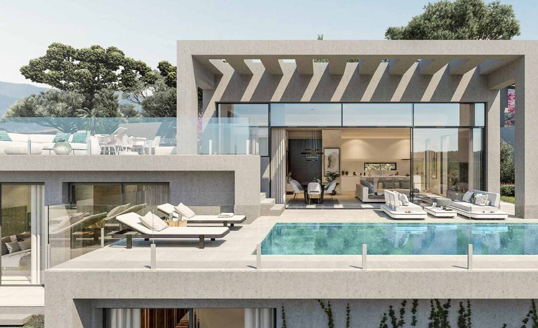 In Marbella West, im prestigeträchtigen „Goldenen Dreieck“ aus Benahavís, Marbella und Estepona gelegen, bietet diese geschlossene Wohnanlage mit Luxusvillen Sicherheit...