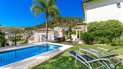 Charming Benahavis Town Villa with Private Pool and Panoramic Views