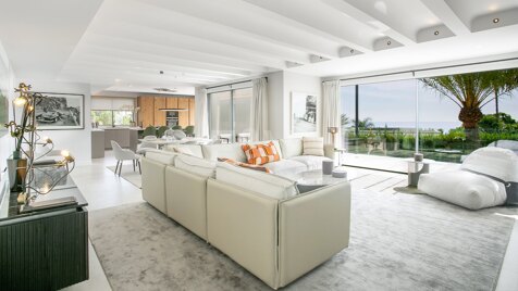 Stylish Villa i Nagüeles med havs- och bergsutsikt