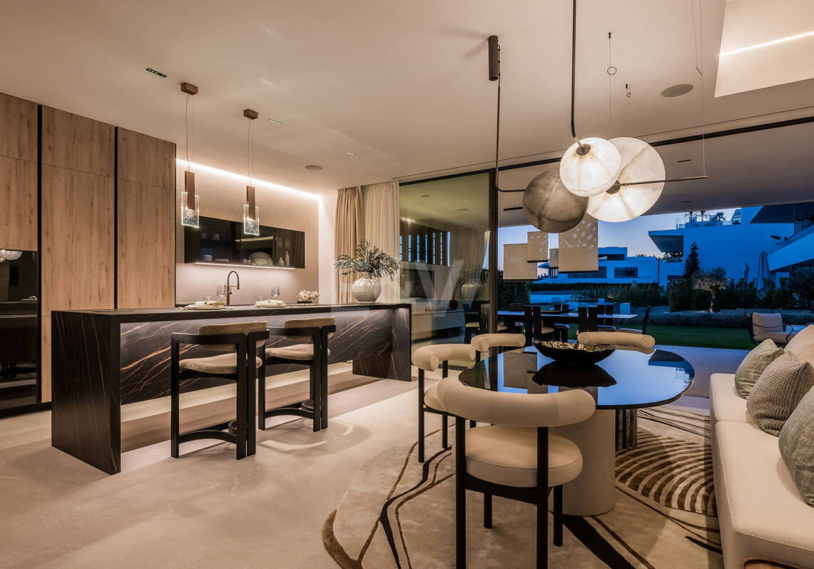 Villas contemporaines sophistiquées sur le mille d'or