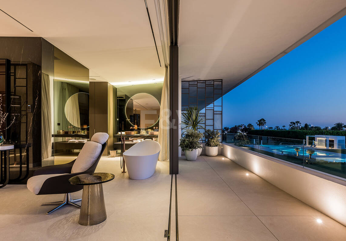 Villas contemporaines sophistiquées sur le mille d'or