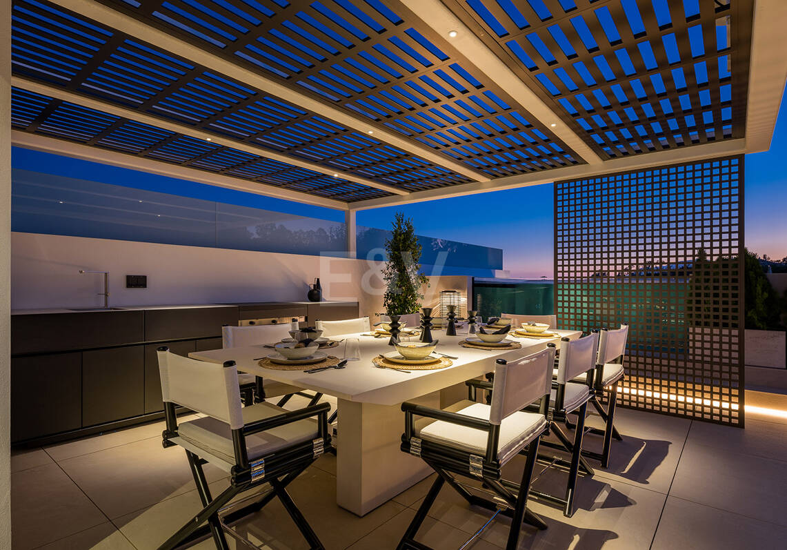 Villas contemporaines sophistiquées sur le mille d'or
