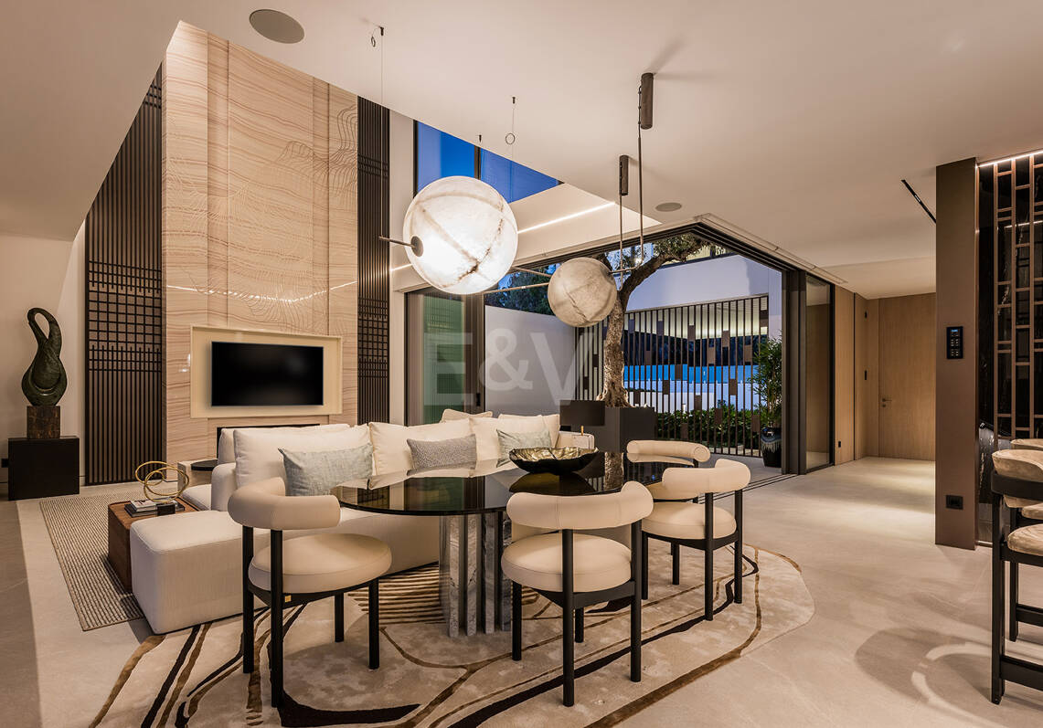 Villas contemporaines sophistiquées sur le mille d'or